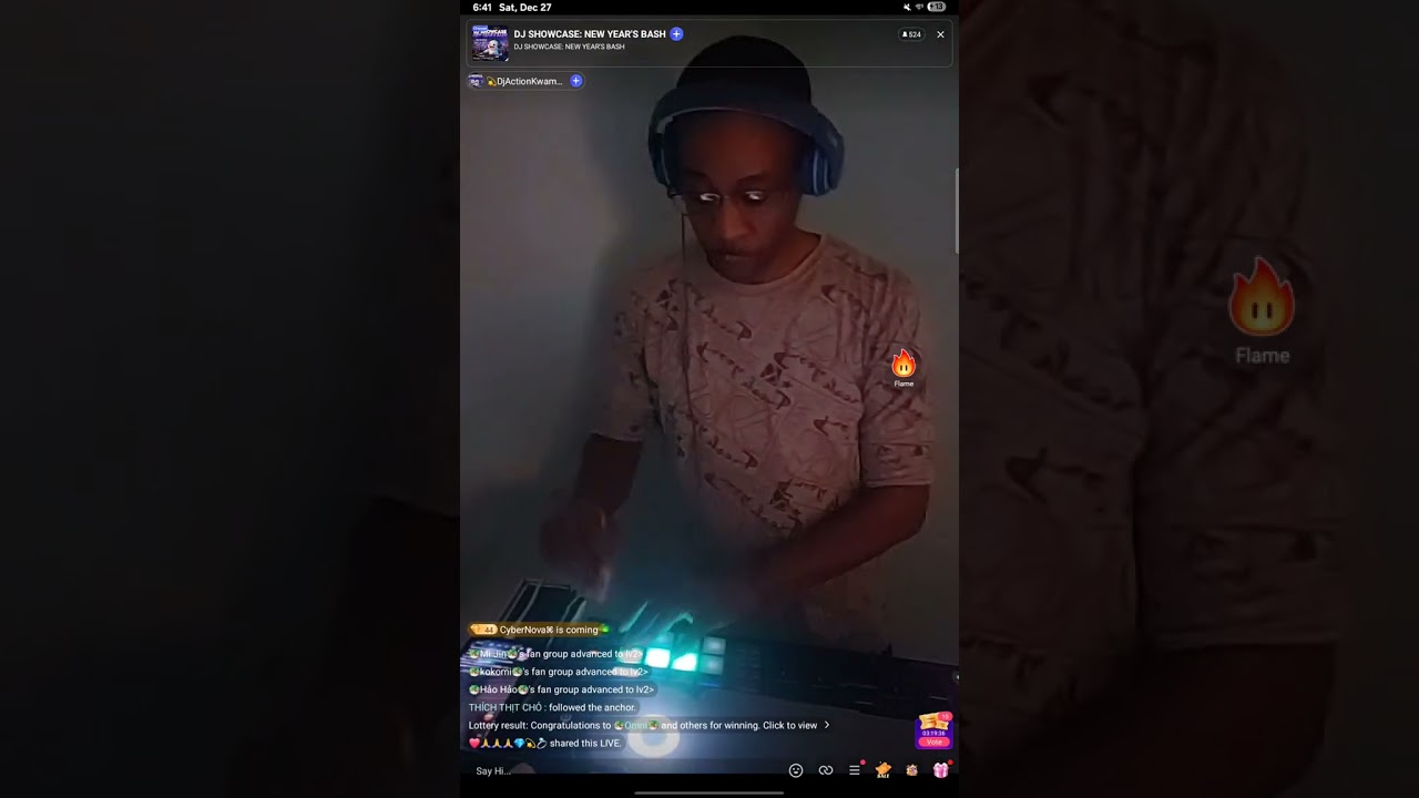 Dj Showcase NYE 2025  On Bigo Live App