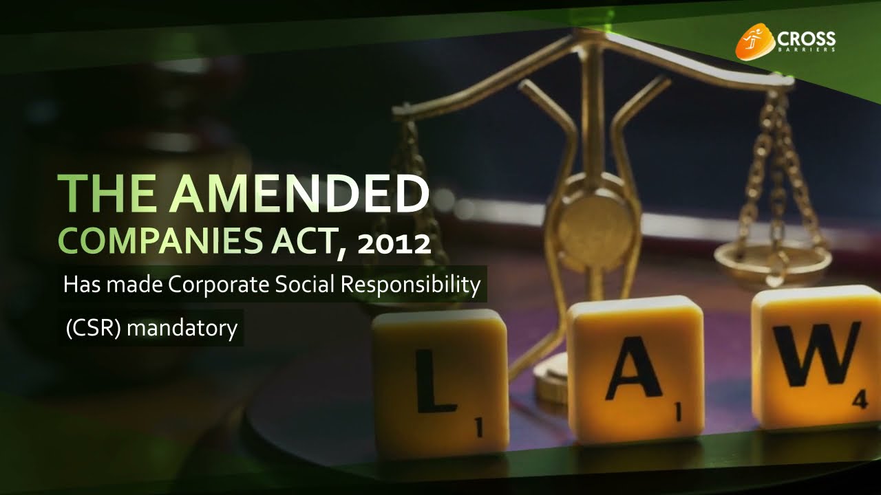 Charity begins at home: Is legally mandated CSR the way to go? Cross Barriers