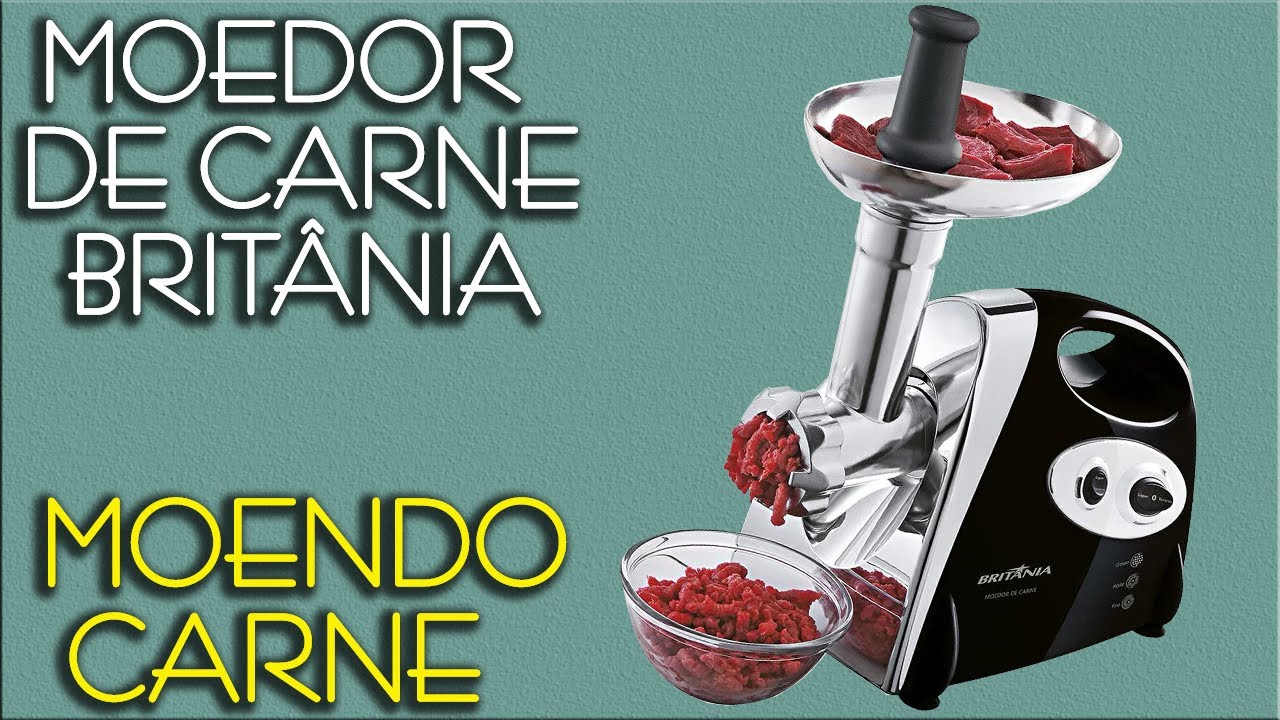Moendo Carne (Agulha) no Moedor de Carne Britânia - TESTE