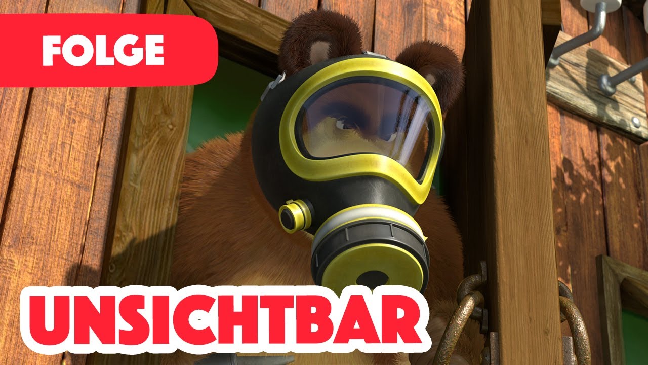 Mascha und der B&auml;r 🎆 NEUE FOLGE 2022 🎆 Unsichtbar (Folge 41) 🎩🔮  Masha and the Bear