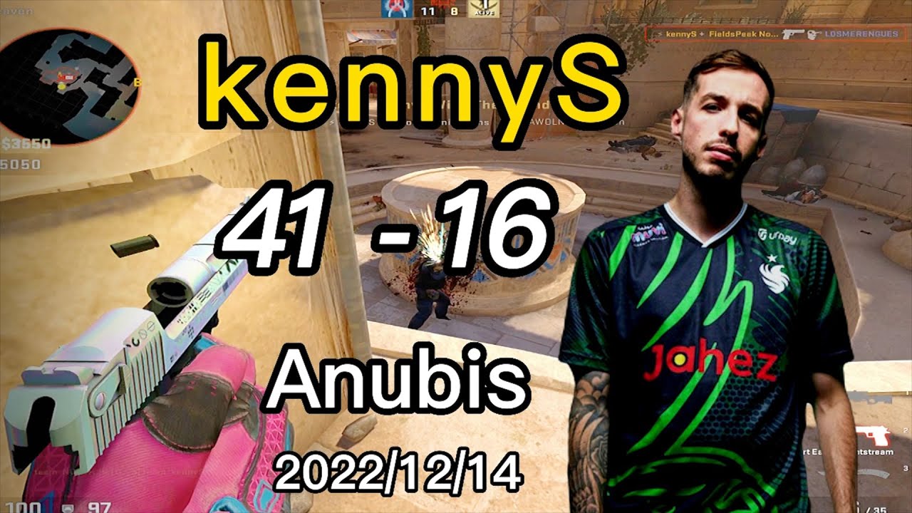 ⚡kennyS  41 Kills POV on FACEIT😮 (41-16) (Anubis) 2022.12.14