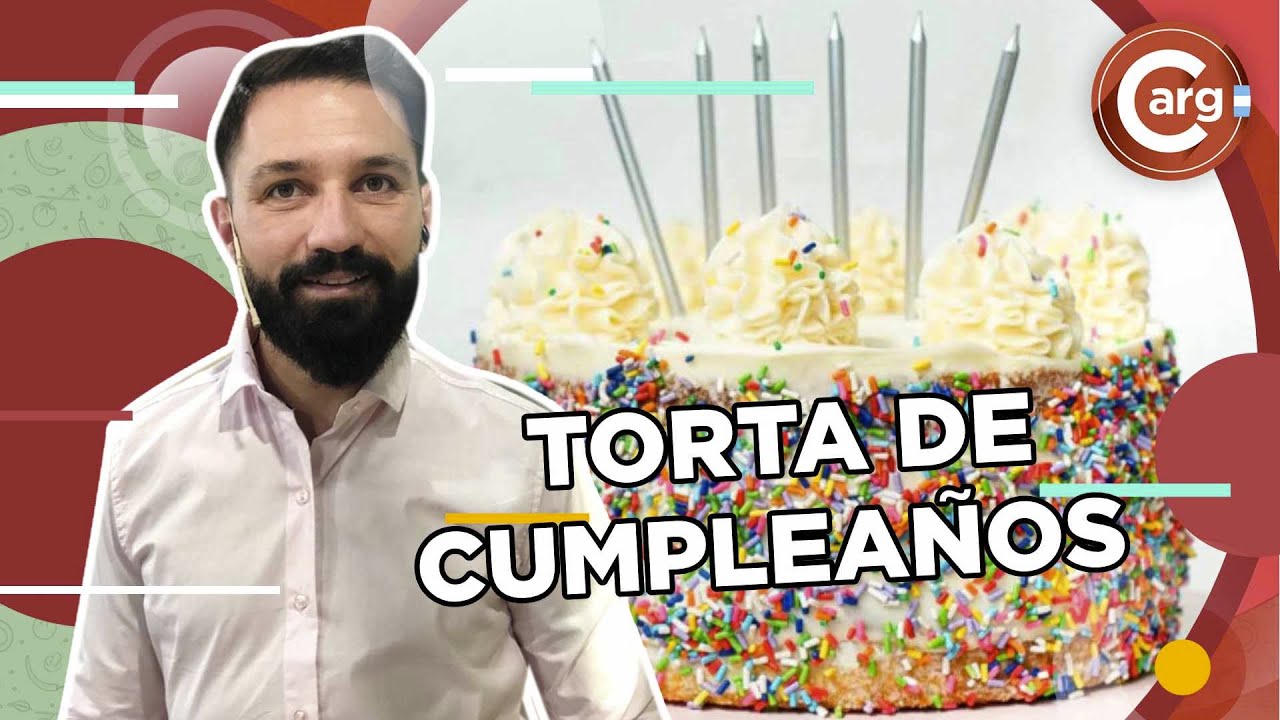 CÓMO HAGO UNA TORTA DE CUMPLEAÑOS