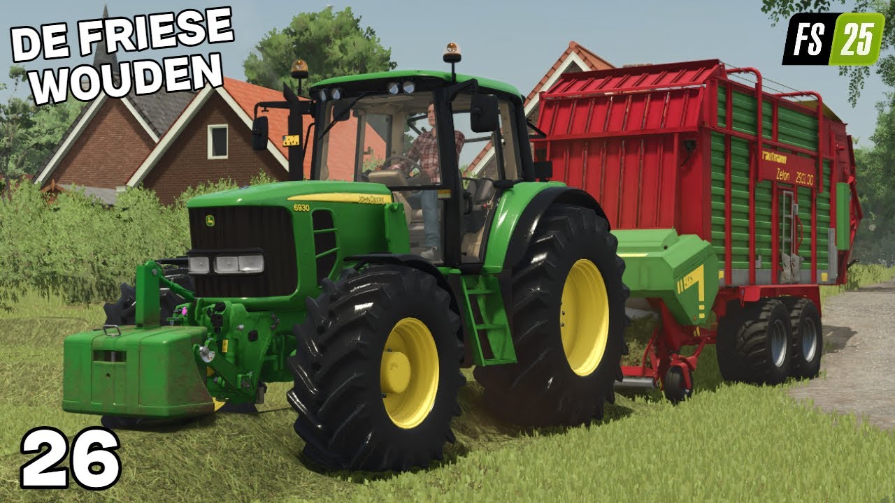 Een Nieuw Veld Kopen, Gras Maaien & Inkuilen | De Friese Wouden #26 | FS25