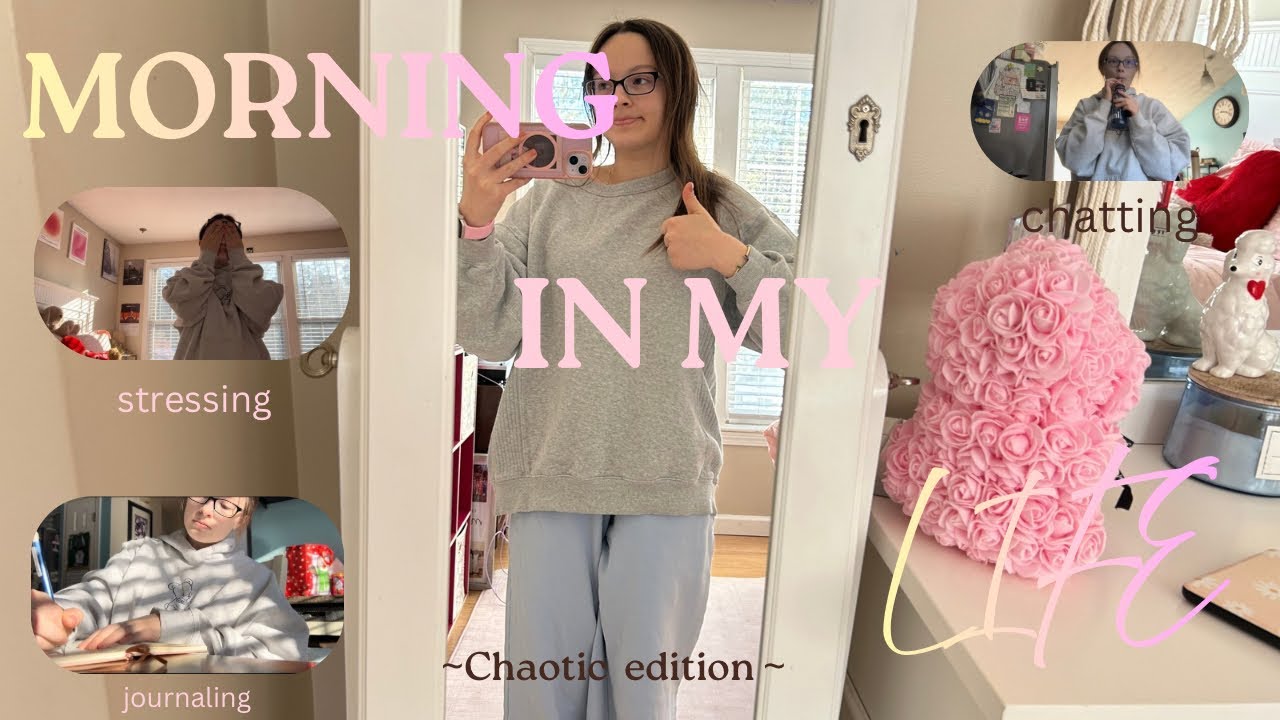 i tried to film an aesthetic morning routine and failed miserably 