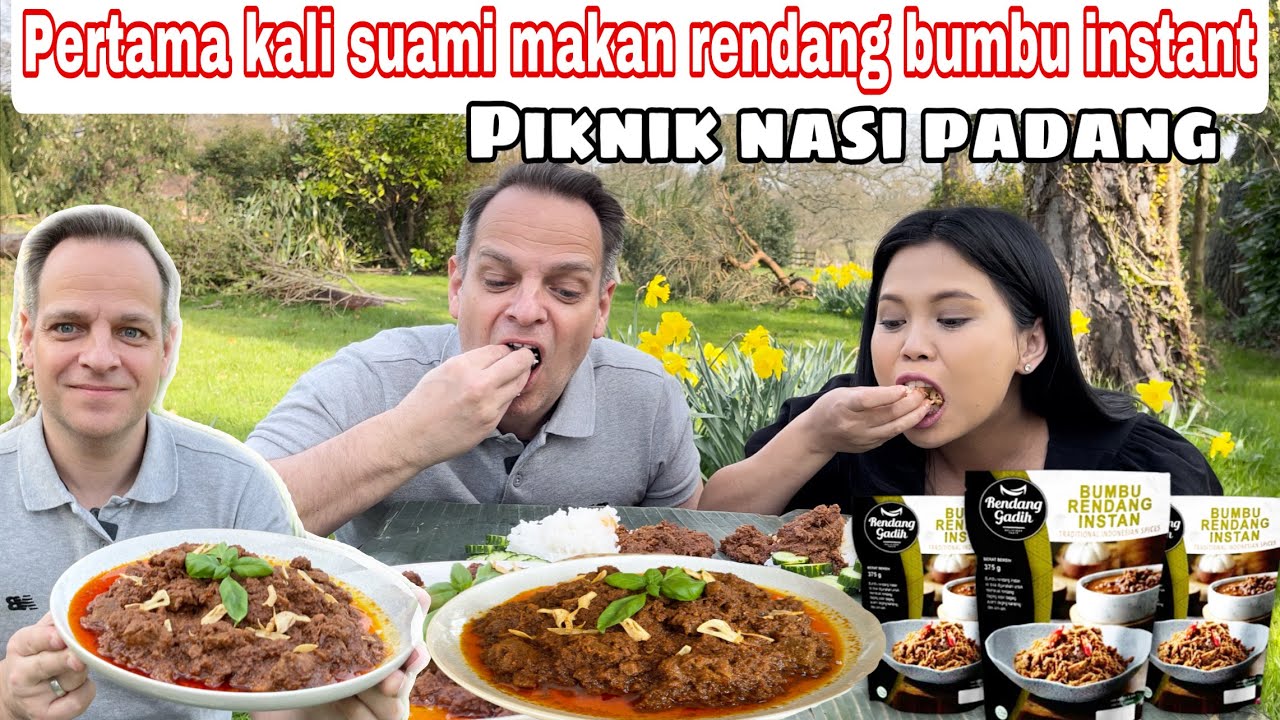 PERTAMA KALI SUAMI MAKAN RENDANG PAKE BUMBU INSTANT || RENDANG GADIH BUMBU INSTANT