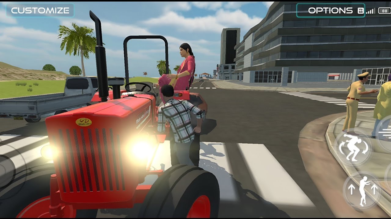 Crazy G Wagon Driving 😱 Tractor Challenge | Indian Vehicles Simulator 3D