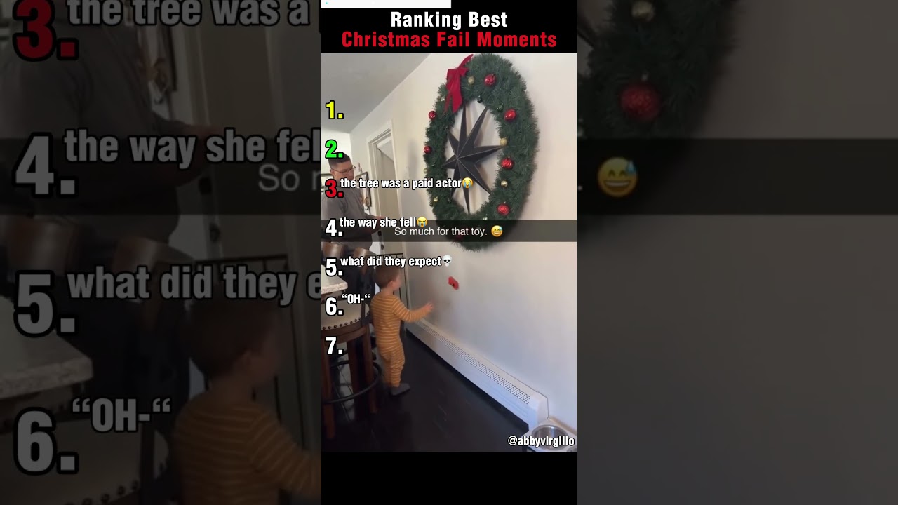 Ranking Best Christmas Fail Moments #christmasfail