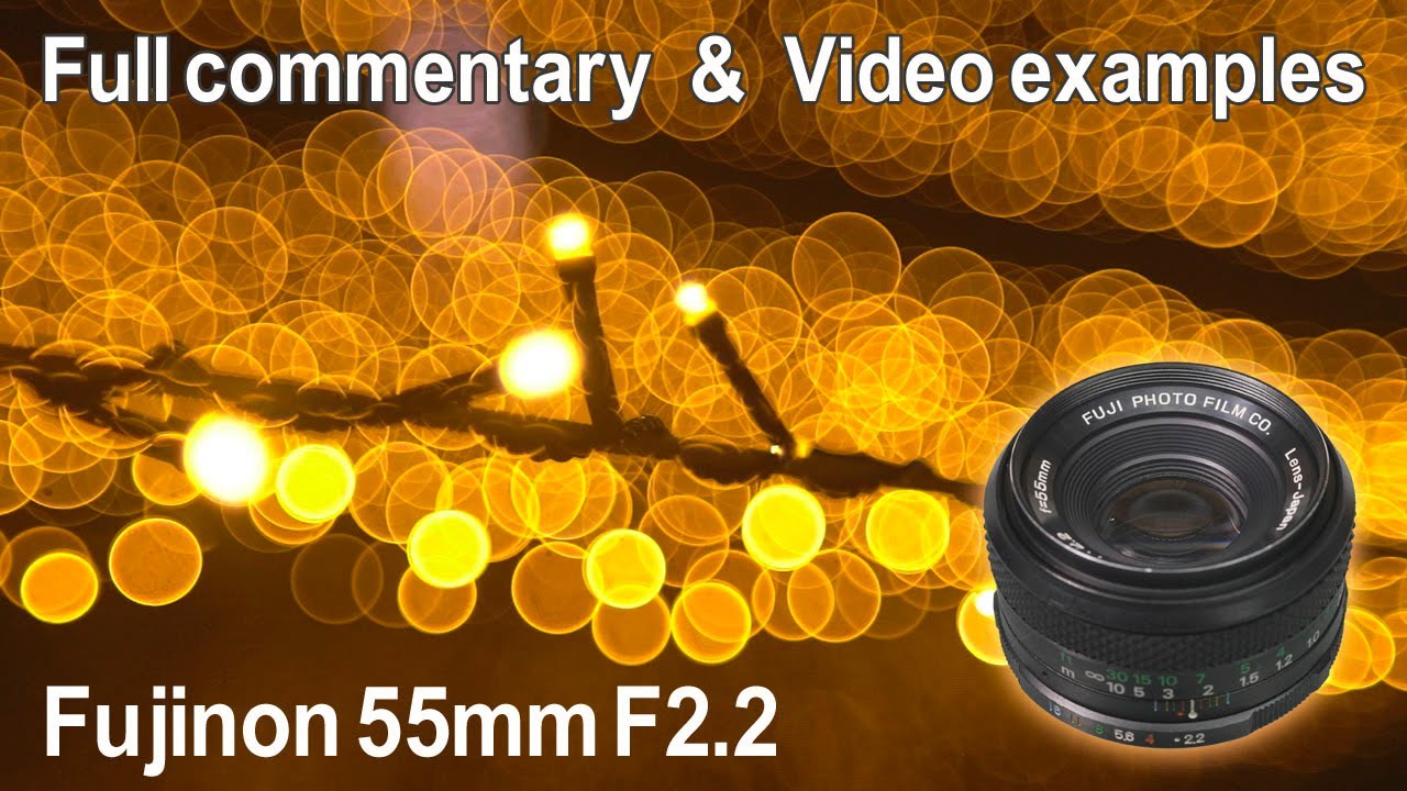 Fujinon 55mm F2.2 バブルボケの作例と描写性能解説