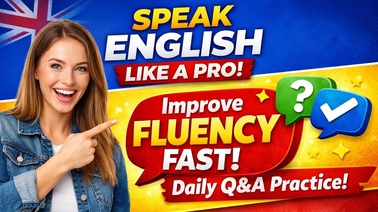 Speak English Like a Pro | Improve Fluency Fast with Daily Questions & Answers.