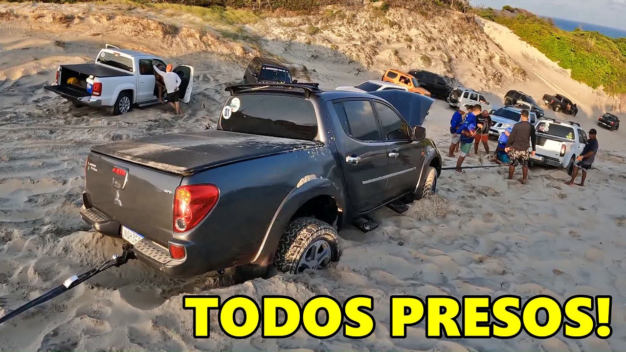 L200 TRITON FOI PUXAR FRONTIER ACABOU ATOLANDO E FICOU PRESA EM OUTRA FRONTIER ATOLADA!