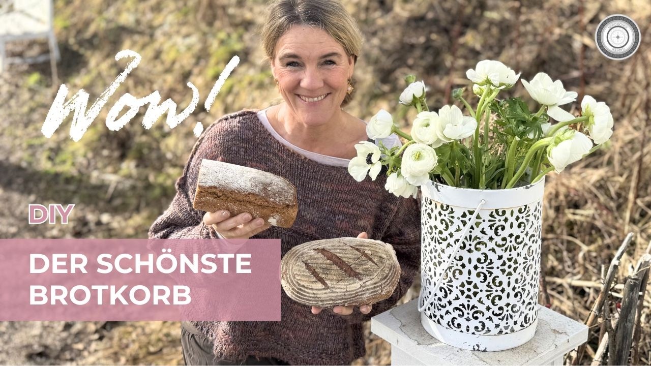 DIY - NUR 2 ZUTATEN - DIESEN BROTKORB musst du nachmachen