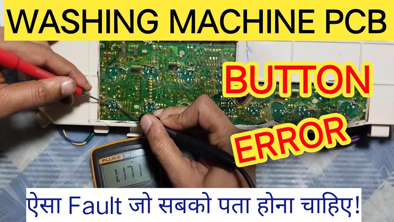 WASHING MACHINE PCB REPAIR | SAMSUNG WASHING MACHINE PCB BUTTON NOT WORKING 