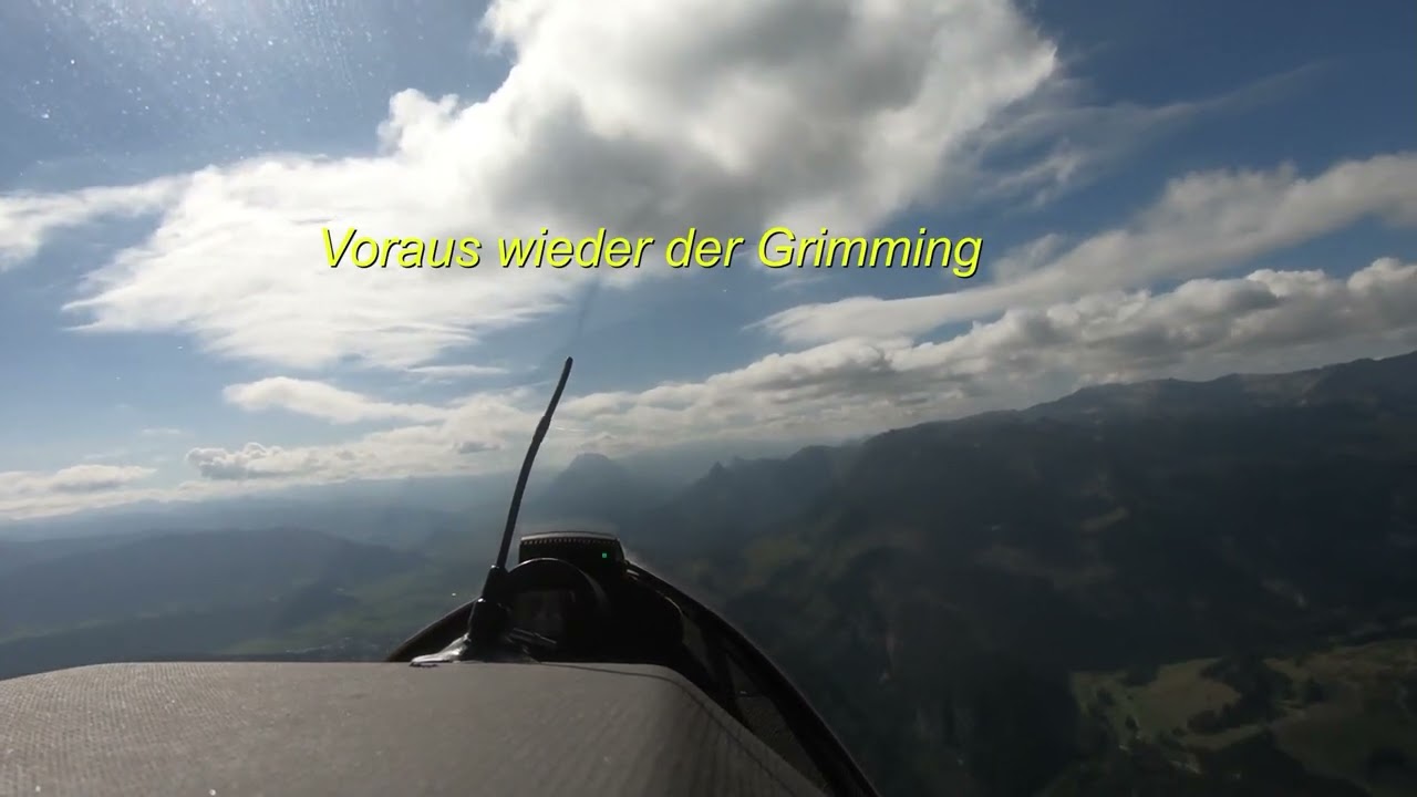 Segelflug vom Chiemgau in die Steiermark