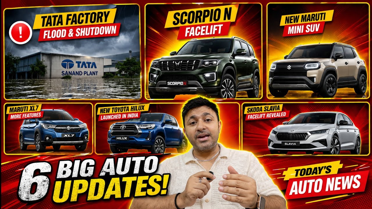 Tata Motors Factory बंद 🔒 Maruti New SUV & 7 seater , Mahindra Scorpio n Facelift & upcoming cars