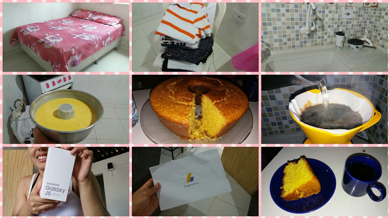 VLOG SEXTA ORGANIZANDO A CASA| FAZENDO BOLO DE MILHO| CELULAR NOVO| CARTA DO GOOGLE ADSENSE CHEGOU ❤