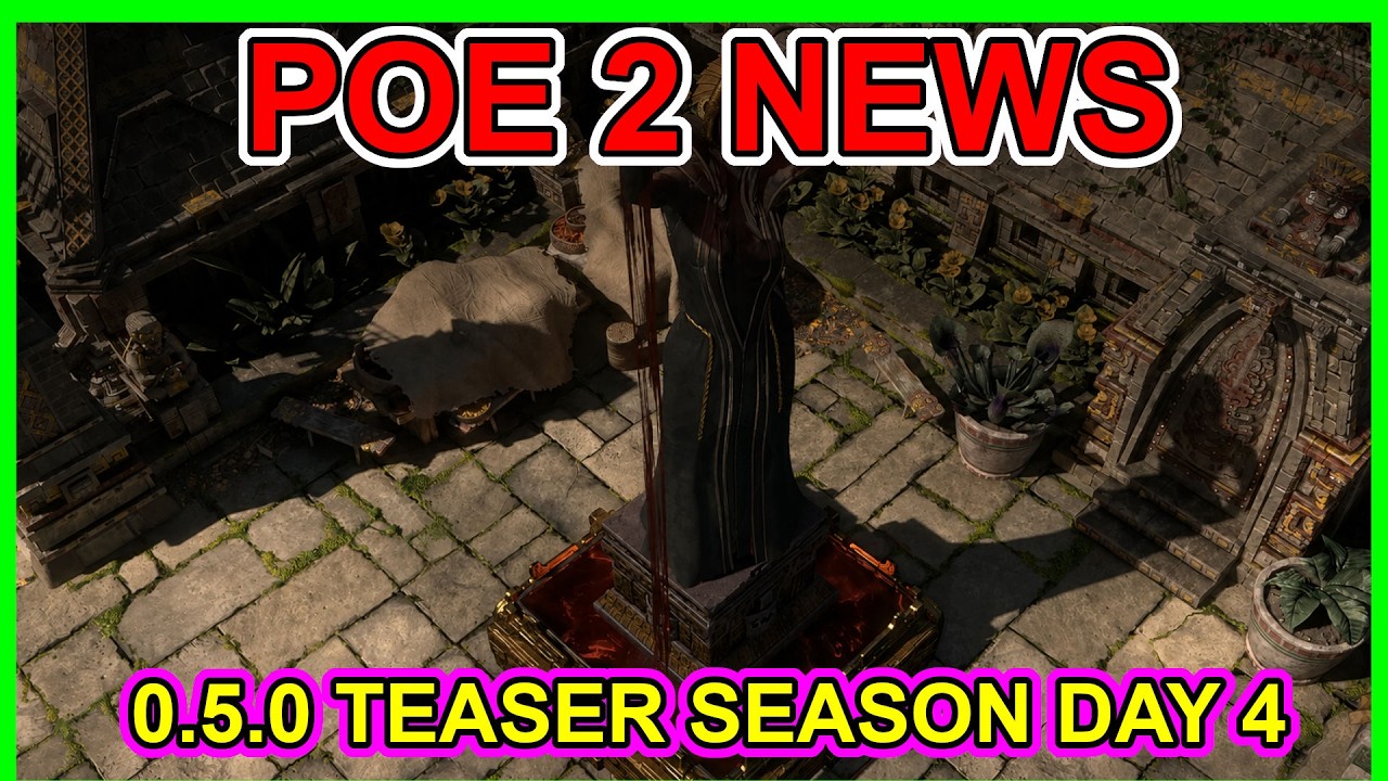 POE 2 Teaser Season Day 4 - 0.5.0 - Free MTX Promo - Full Reveal In Hours - Path of Exile 2