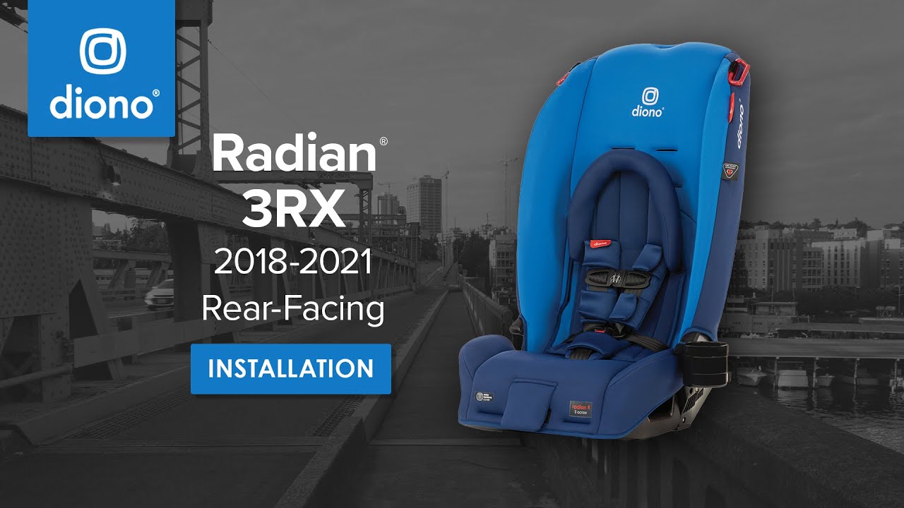 Diono&reg; Radian&reg; 3RX | All-in-One Convertible Car Seat | Rear-Facing Installation | 2018-2021