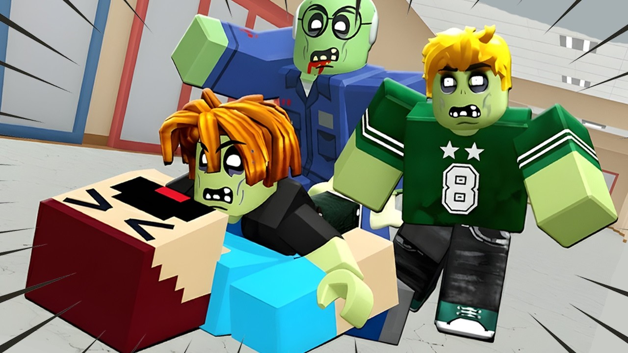 ¡ESCAPA de la ESCUELA ZOMBIE! | ROBLOX
