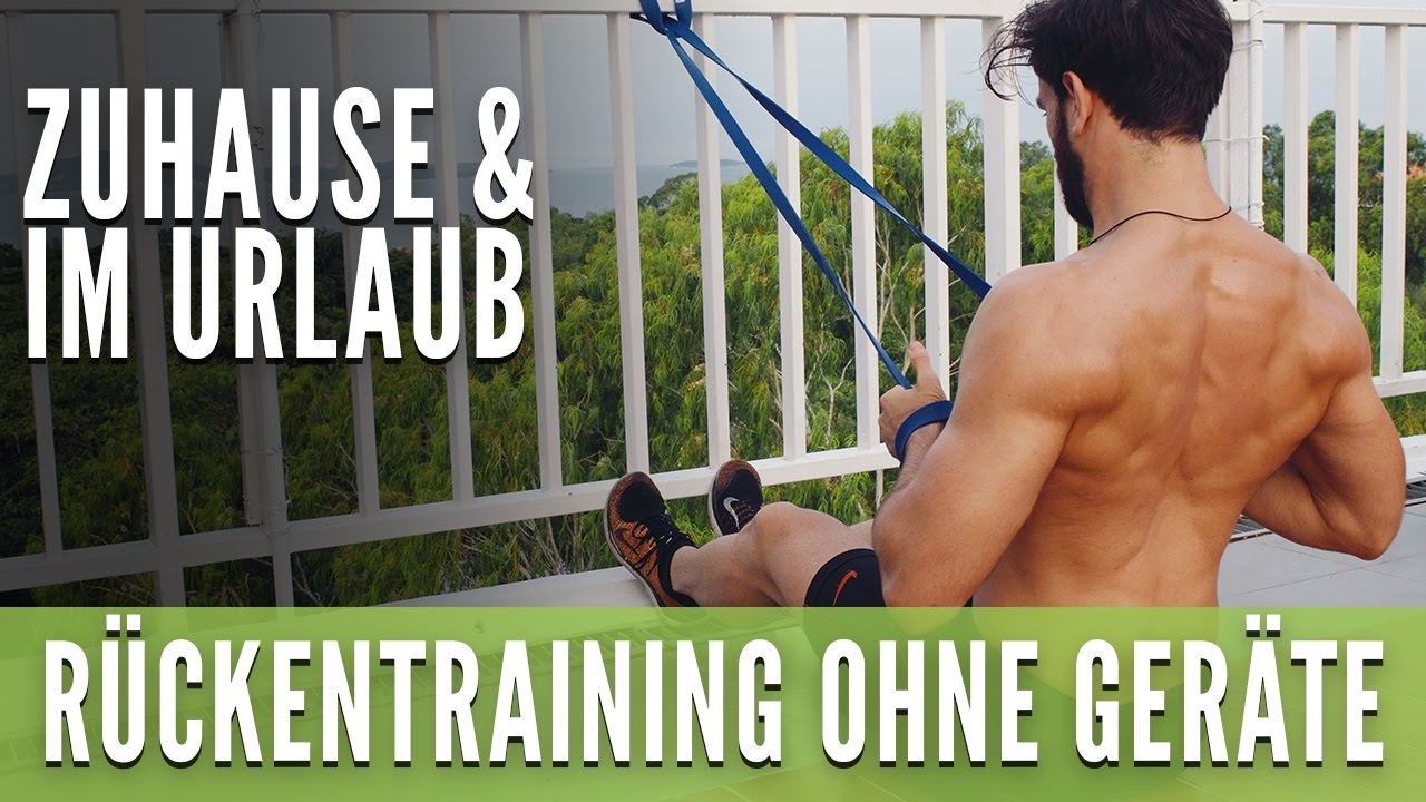 Rückentraining zu Hause ohne Geräte
