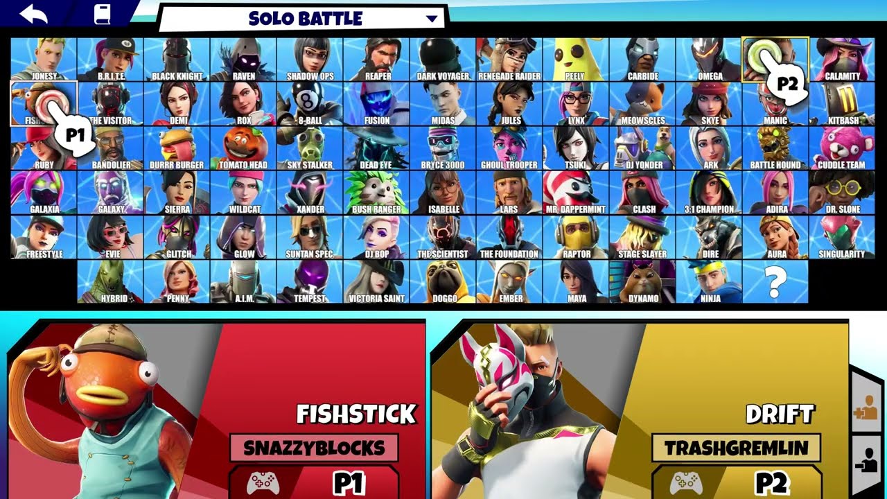 Smash Bros coming to Fortnite! | UI Concept