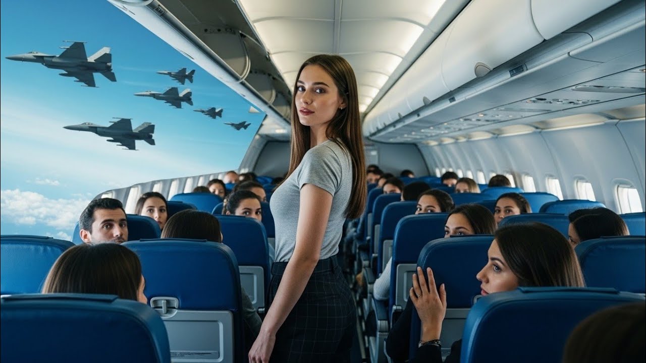 She Was Just a Passenger in Seat 12C — Until F-16 Pilots Heard Her Call Sign and Saluted Mid-Air