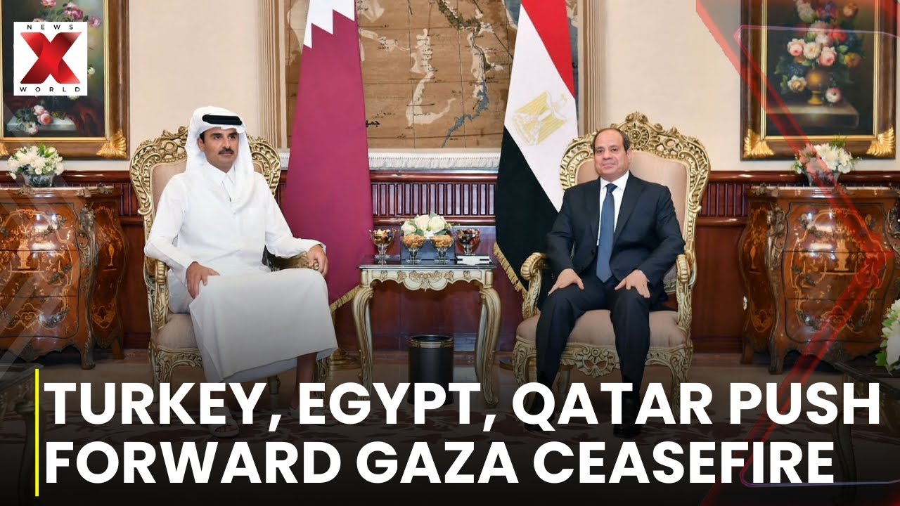 Regional leaders coordinate Gaza ceasefire strategy | NewsX World