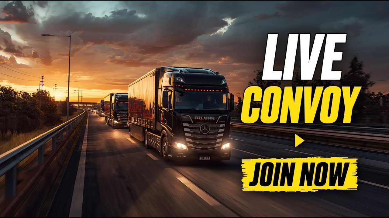 🔴 ETS2 LIVE Convoy | Road Trip With Viewers | Realistic Driving + Viewer Multiplayer