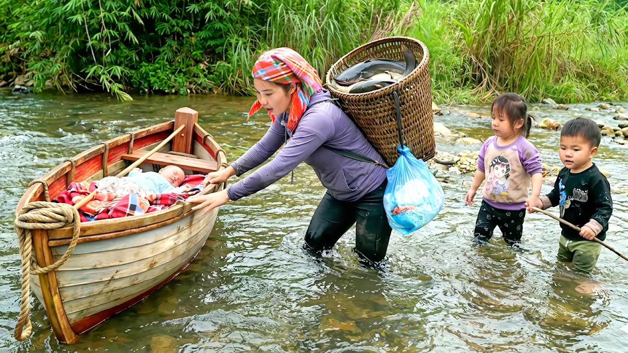 Unexpected moment: We found an abandoned baby while catching fish on the river. What should we do?