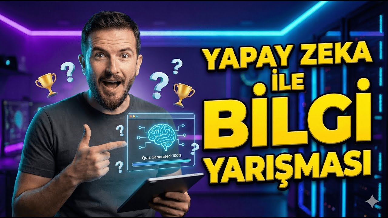 Eğlen, Öğren ve Yarıştır! Yapay Zeka ile Bilgi Yarışması Oluşturma