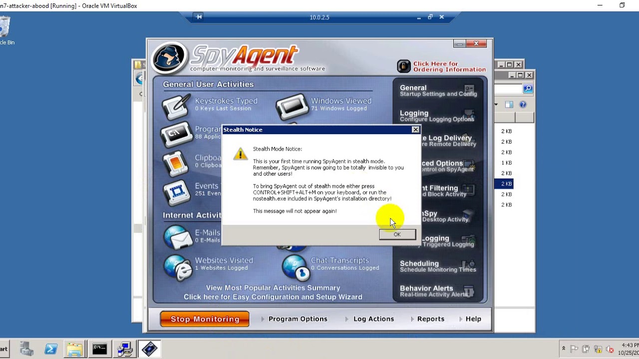 User System Monitoring and Surveillance Using Spytech SpyAgent