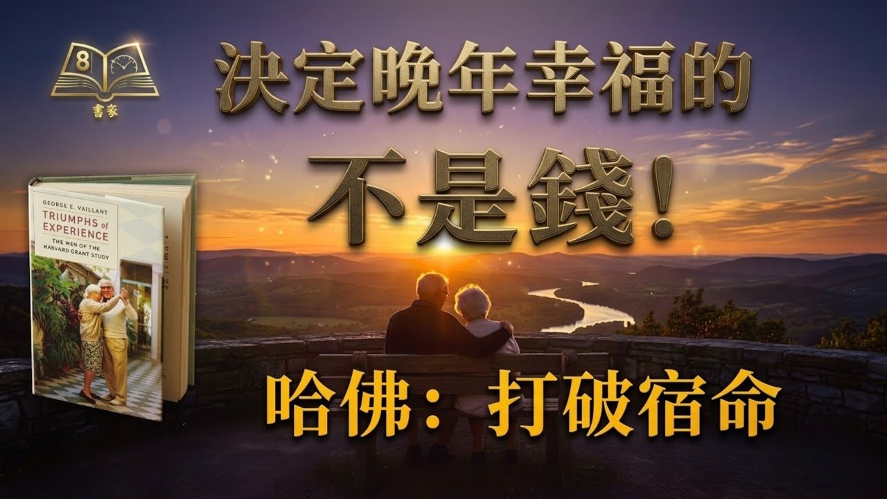 哈佛75年追蹤：老來享福原來唔關錢事？做啱呢1點，下半場不再孤單！