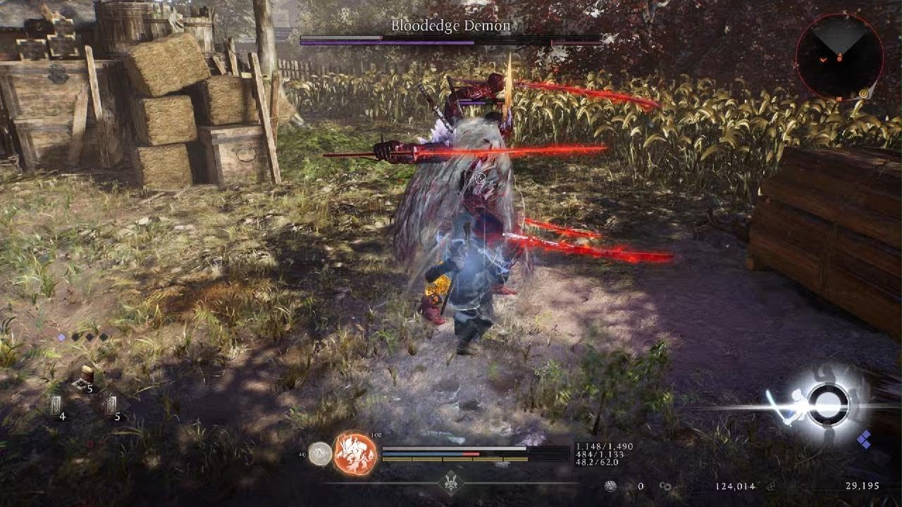 Nioh 3 Demo - Bloodedge Demon [Revenant Grave World Boss] [Cestus]