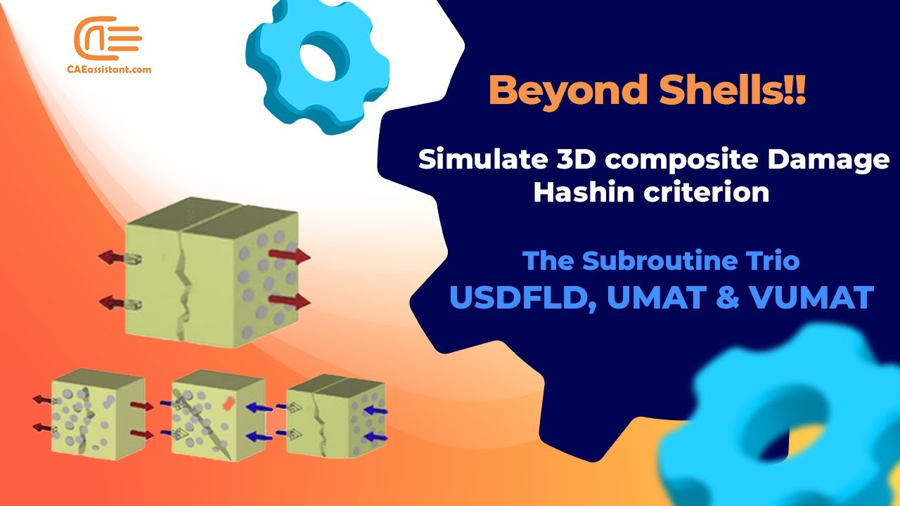 Abaqus Hashin damage model in 3D Continuum element using UMAT & VUMAT & USDFLD