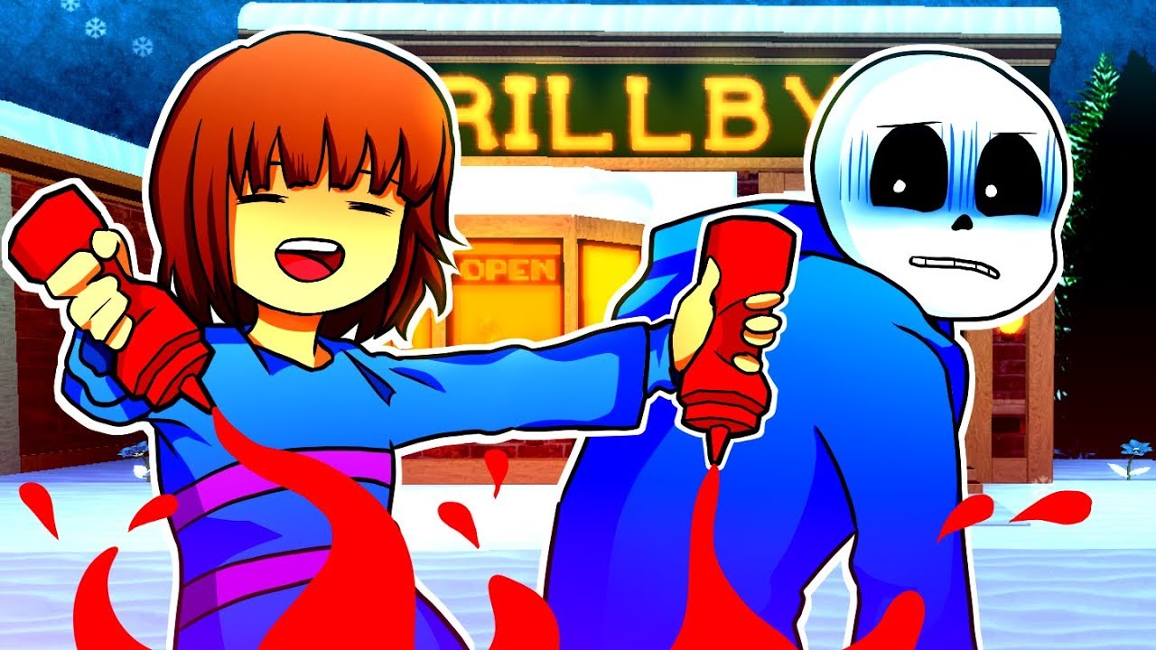 Shipping Sans x Frisk! Funny Undertale AU Animation Roleplay Frans