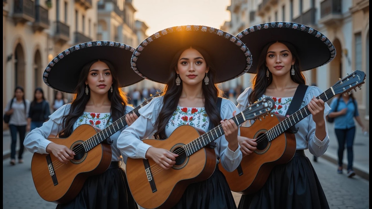 Música Mexicana de Mariachi Suave – Trompeta Expresiva y Armonías de Violín al Atardecer