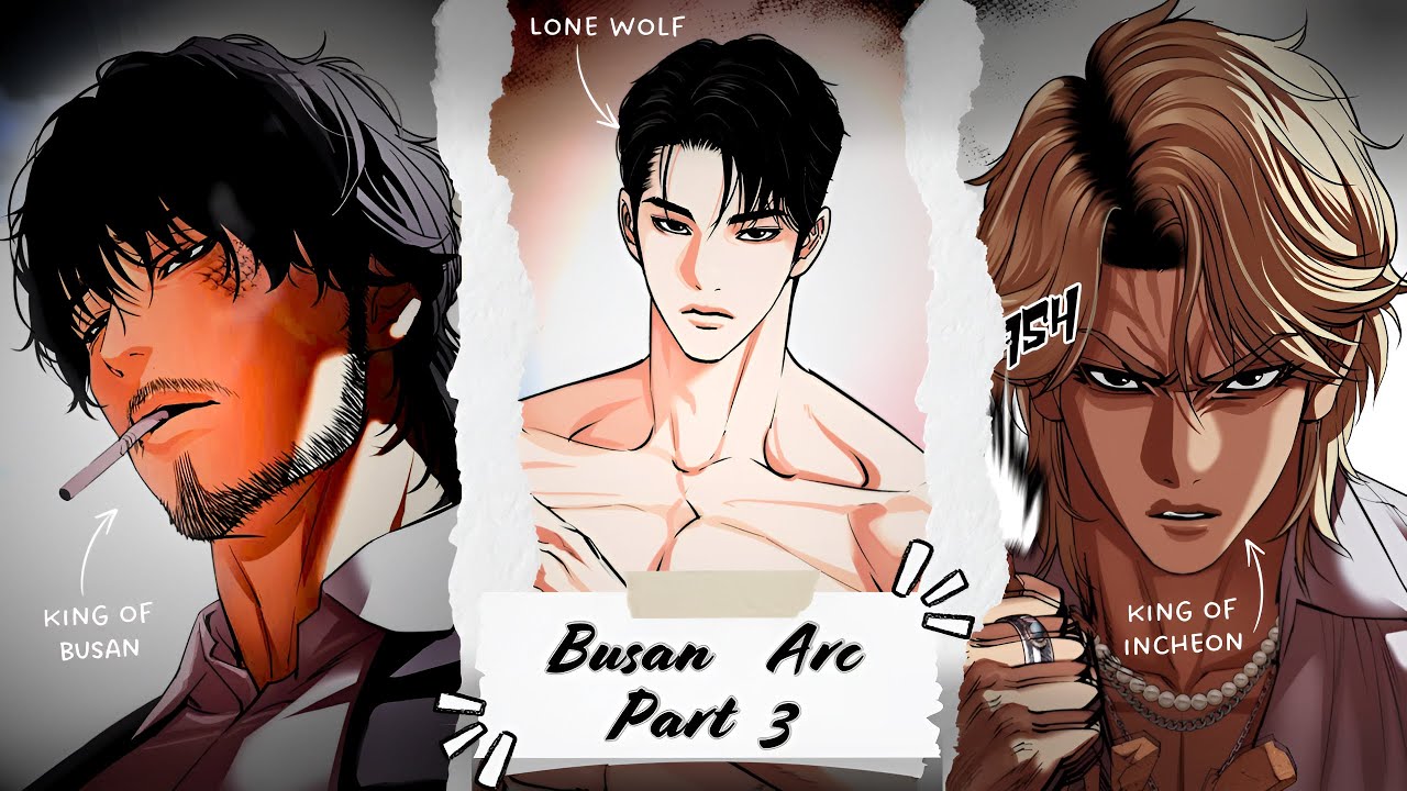 Busan Gang Vs Former 1st Gen Kings ☠️ King Of BusanIs Also Here❗️ -Lookism Busan arc P3 In Hindi