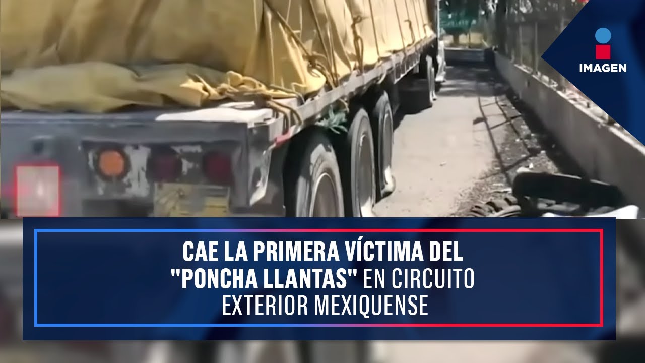 'Cae' la primera víctima del poncha llantas en Circuito Exterior Mexiquense | Ciro Gómez Leyva