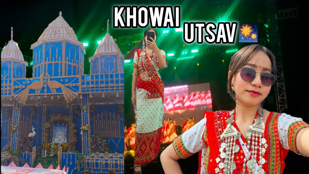 1st February KHOWAI UTSAV🎆✨️ #dance #songs #enjoyment #concert #food #friends 