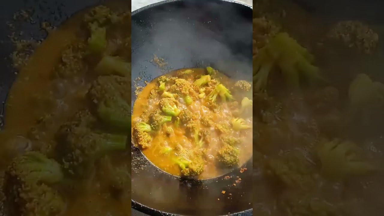 broccoli ki masaledar sabji..... 🙂👌 #cookingchannel #cooking #homemade #broccoli #broccolimasala