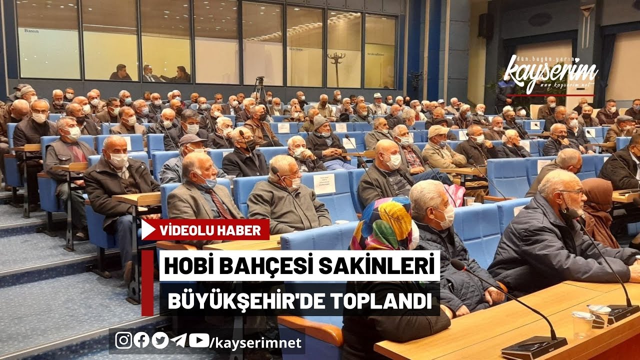 Hobi Bahçesi Sakinleri Büyükşehir'de Toplandı