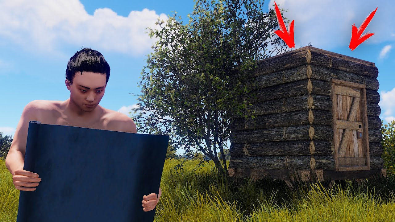 Жасырын Үй Салдым.  |Аман қалу#1|(RUST)