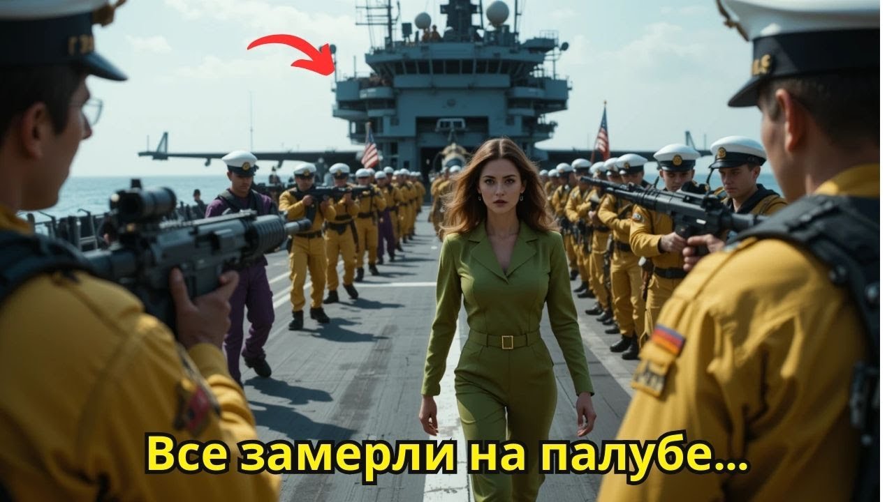 Она шагнула на палубу — и весь экипаж застыл… Адмирал прошептал Протокол Чёрной Птицы