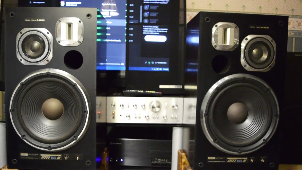акустические системы Pioneer S-180D год выпуска 1985