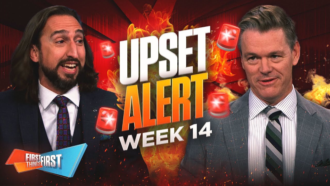 Houston, Nick's Chiefs have a problem, a Week 14 contender is on Upset Alert 👀 | First Things First
