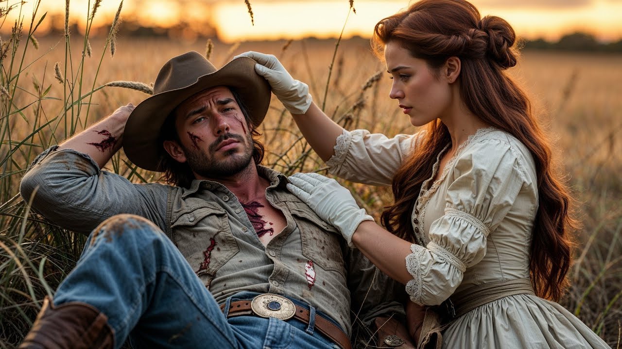 She Found The Cowboy Injured In The Field, He Whispered Don't Worry, She Said You Won't Be Alone