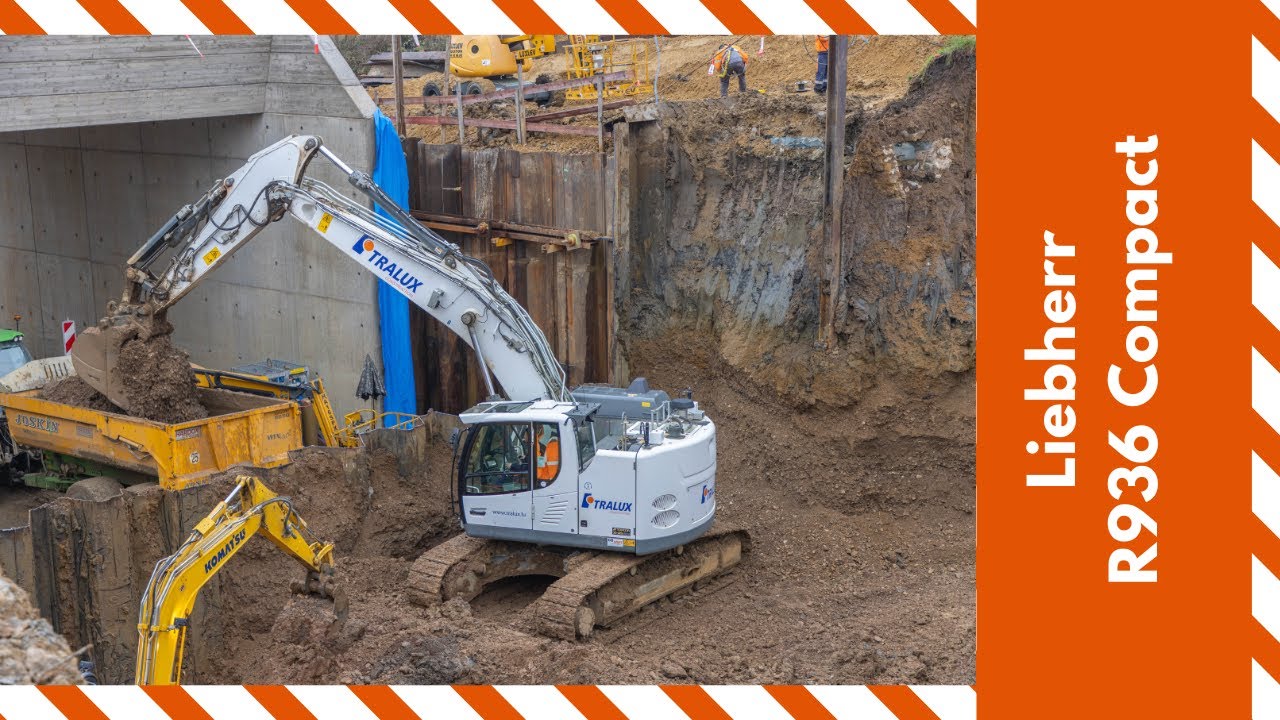 Largest compact Liebherr, the R936 Compact loading trailers - Midweek Moments