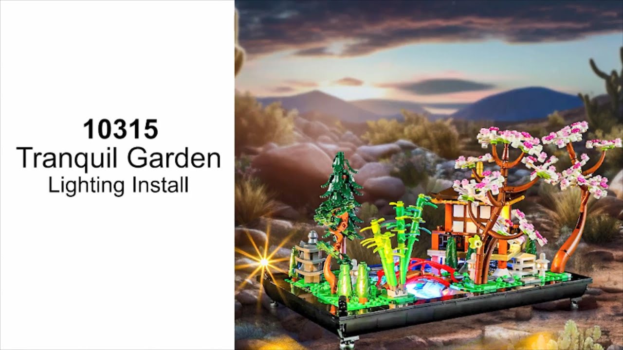 【BX605 installation video】BriksMax - Tranquil Garden 10315