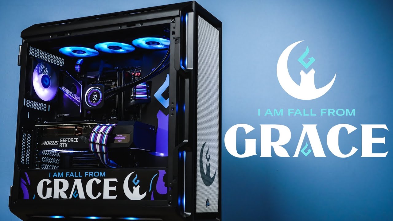 Iamfallfromgrace CUSTOM CORSAIR 5000T GAMING PC BUILD Z690 AORUS MASTER RTX 3080 i7 12700K 32GB DDR5
