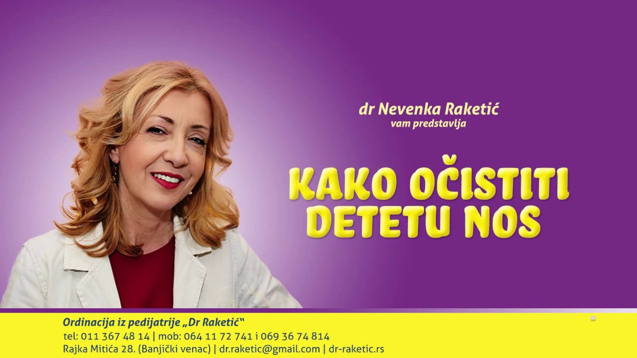 Pitajte pedijatra - Kako očistiti detetu nos