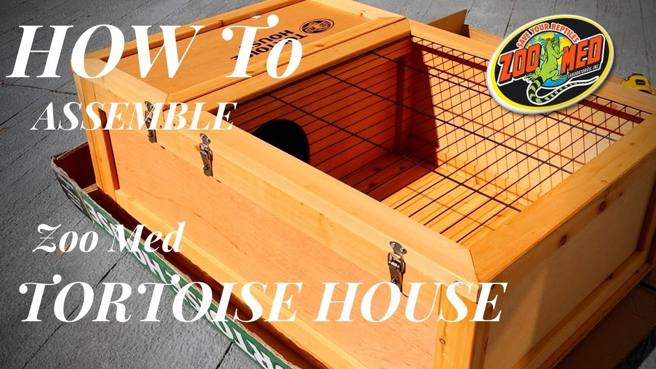 How to Assemble Zoo Med Tortoise House